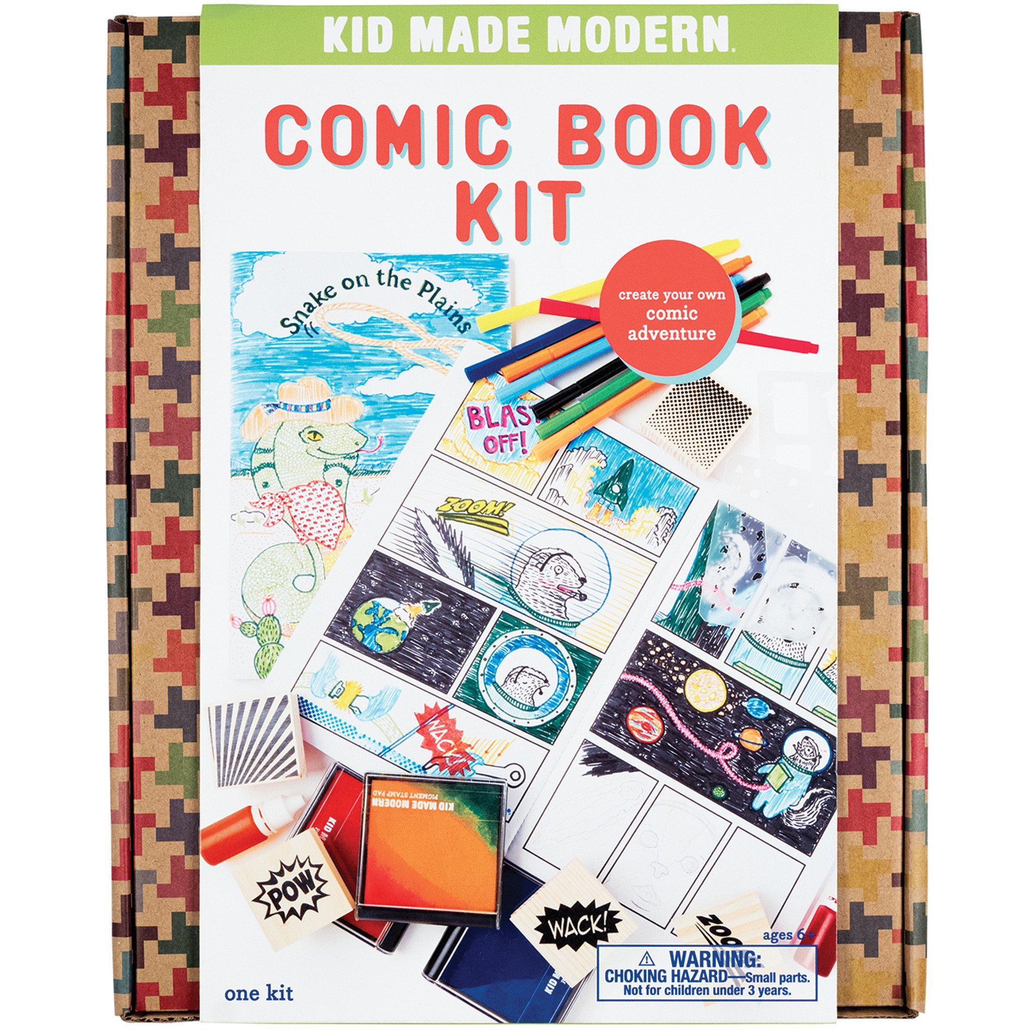 enfants kinderen アートブック Kid Made Modern Comic Book Kit - Kids Arts and Crafts Toys